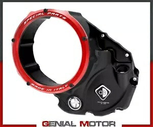 透明 BLK-RED クラッチカバー オイルバス DUCABIKE ドゥカティ MONSTER 821 2014 2020- Transparent BLK-RED clutch cover oil bath DUCABIKE Ducati MONSTER 821 2014 2020- 【並行輸入品】