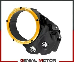 3D-Evo オイルバスクラッチカバー DUCABIKE ブラックゴールド Ducati DIAVEL 1260S 2019 2022- 3D-Evo oil bath clutch cover DUCABIKE BLACK-GOLD Ducati DIAVEL 1260S 2019 2022- 【並行輸入品】
