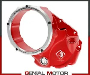 レッドシルバー 3D Evo Ducabike Transp オイルバスクラッチカバー Ducati MTS 950 2018 2022- Red Silver 3D Evo Ducabike Transp Oil Bath Clutch Cover Ducati MTS 950 2018 2022- 【並行輸入品】