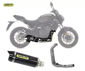 フルエキゾースト アロー T カーボンエンドキャップ カーボン ヤマハ Mt 07 2021 - 2023 Full Exhaust Arrow T Carbon End Cap Carbon Yamaha Mt 07 2021 - 2023 【並行輸入品】