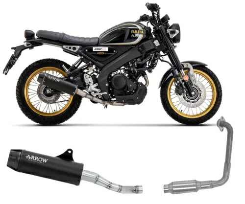 フルエキゾースト Kat Arrow Rebel Rb スチール ブラック ヤマハ XSR 125 2022 - 2023 Full Exhaust Kat Arrow Rebel Rb Steel Black YAMAHA XSR 125 2022 - 2023 【並行輸入品】｜カスタムパーツ WORLD倉庫
