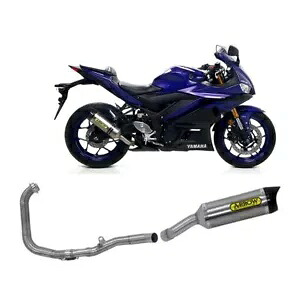 フルエキゾースト アロー タイタン サンダー F カーボン ヤマハ YZF R3 2019 - 2020 Full Exhaust Arrow Titan Thunder F Carbon Yamaha YZF R3 2019 - 2020 【並行輸入品】｜カスタムパーツ WORLD倉庫