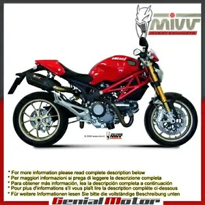 Mivv 排気マフラー Suono ブラック スチール Ducati Monster 795 2012 - 2014 用 Mivv Exhaust Mufflers Suono Black Steel for Ducati Monster 795 2012 - 2014 【並行輸入品】|カスタムパーツ WORLD倉庫