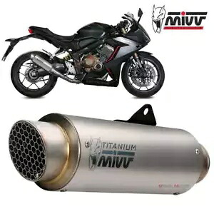 MIVV GP PRO チタン サイレンサー エキゾースト チューブ 2019 ホンダ CBR 650 R - 2023- MIVV GP PRO Titanium Silencer Exhaust Tube for 2019 HONDA CBR 650 R - 2023- 【並行輸入品】