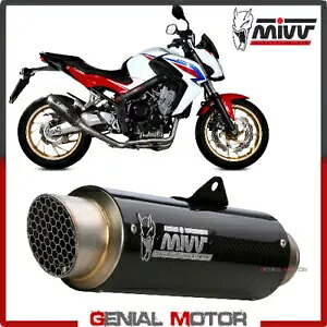 MIVV GP PRO カーボンサイレンサーエキゾーストチューブ ホンダ CB 650 F 2014 - 2018- MIVV GP PRO Carbon Silencer Exhaust Tube for Honda CB 650 F 2014 - 2018- 【並行輸入品】