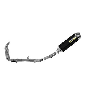 フルエキゾースト Arrow AppP アルミブラック F スチール ホンダ CB 500 F 2019 - 2020 Full Exhaust Arrow ApP Alu Black F Steel Honda CB 500 F 2019 - 2020 【並行輸入品】｜カスタムパーツ WORLD倉庫
