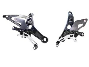 調節可能なリアセット ブラックシルバー Ducabike Ducati Monster 821 2018 - 2020 01DE用 Adjustable Rearset Black-silver Ducabike For Ducati Monster 821 2018 - 2020 01DE 【並行輸入品】|カスタムパーツ WORLD倉庫