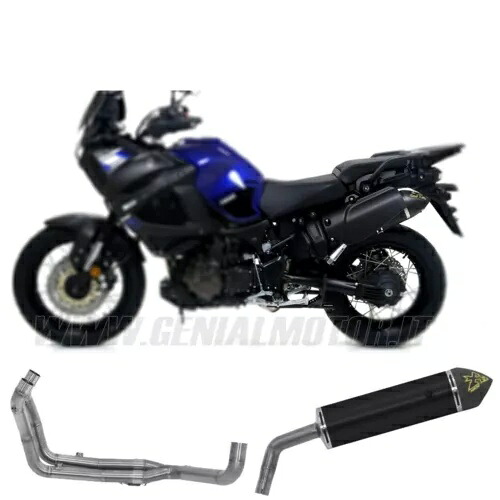 フルエキゾースト アローアプリ アルミブラック ヤマハ XT 1200 Z SuperTenere 2010 - 2021 Full Exhaust Arrow App Alu Black YAMAHA XT 1200 Z SuperTenere 2010 - 2021 【並行輸入品】