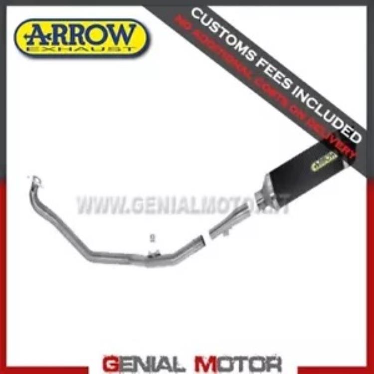 フルエキゾースト Arrow Race Tech カーボン ホンダ インテグラ 750 DCT 2014 - 2015 Full Exhaust Arrow Race Tech Carbon Honda Integra 750 Dct 2014 - 2015 【並行輸入品】｜カスタムパーツ WORLD倉庫