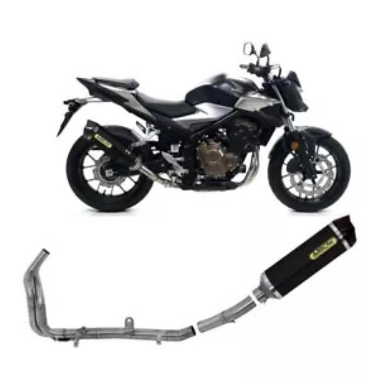 フルエキゾースト Arrow APPRace オールブラック F カーボン ホンダ CB 500 F 2019 - 2020 Full Exhaust Arrow ApPRace All Black F Carbon Honda CB 500 F 2019 - 2020 【並行輸入品】
