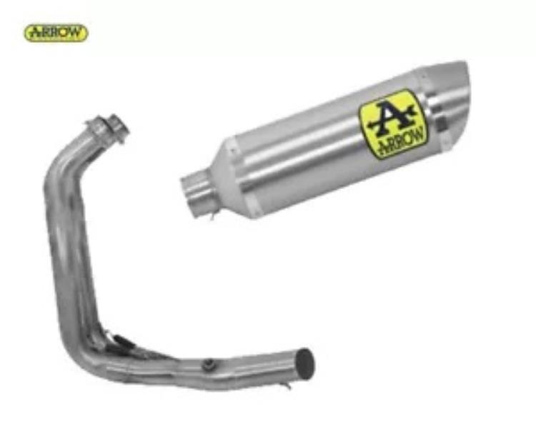 フルエキゾースト Kat Arrow T スチールエンドキャップ Alu Yamaha Mt 07 2021 - 2023 Full Exhaust Kat Arrow T Steel End Cap Alu Yamaha Mt 07 2021 - 2023 【並行輸入品】