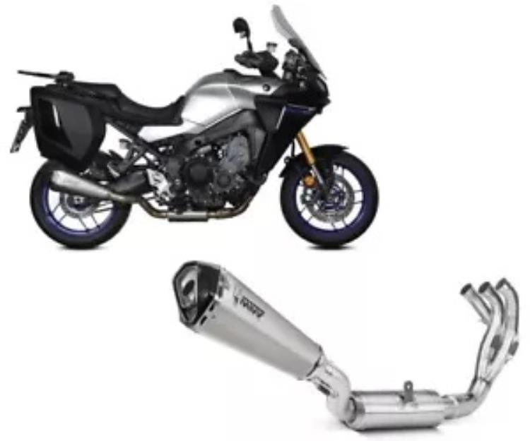 コンプリートエキゾースト MIVV DELTA RACE スチール ヤマハ トレーサー 9 GT 2021 - 2023用 Complete Exhaust MIVV DELTA RACE Steel for YAMAHA Tracer 9 GT 2021 - 2023 【並行輸入品】