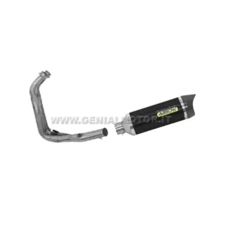 フルエキゾースト キャット アロー サンダー アルミニウム ブラック ヤマハ Mt 07 2014 - 2016 Full Exhaust Kat Arrow Thunder Aluminium Black Yamaha Mt 07 2014 - 2016 【並行輸入品】