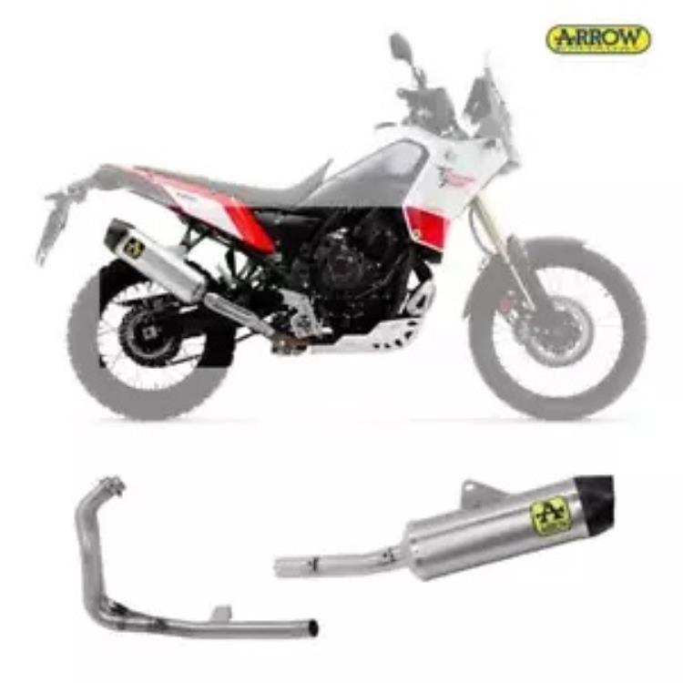 フルエキゾースト アローカー/inox オールヤマハ テネレ700 ワールドレイド 2022 - 2023 Full Exhaust Arrow Car/inox All Yamaha Tenere 700 World raid 2022 - 2023 【並行輸入品】｜カスタムパーツ WORLD倉庫