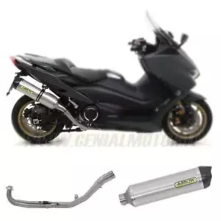 フルエキゾースト アロー承認アルミ ヤマハ T-Max 560 2017 - 2023 Full Exhaust Arrow Approved Alu YAMAHA T-Max 560 2017 - 2023 【並行輸入品】
