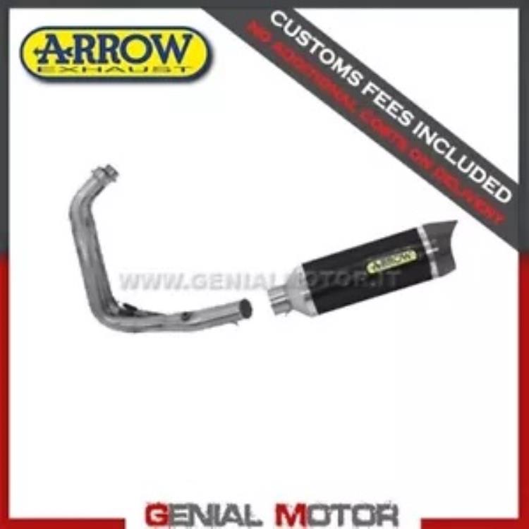 フルエキゾースト キャットアロー シンナー AKN アルミ ブラック ヤマハ Mt-07 2014 - 2016 Full Exhaust Kat Arrow Thiner AKN Aluminium Black Yamaha Mt-07 2014 - 2016 【並行輸入品】