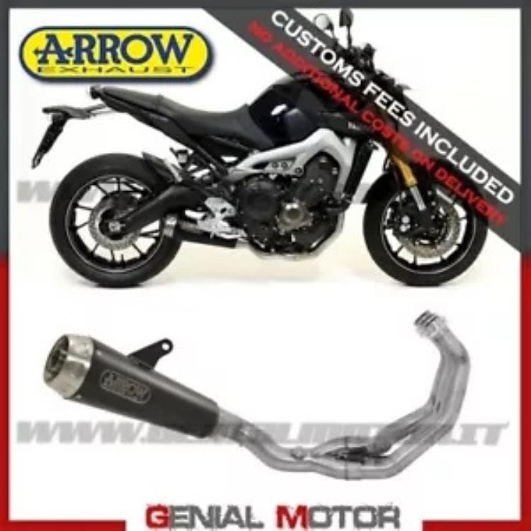 フルエキゾースト アロー プロ レース ニクロム ヤマハ トレーサー 900 GT 2017 - 2020 Full Exhaust Arrow Pro Race Nichrom Yamaha Tracer 900 Gt 2017 - 2020 【並行輸入品】