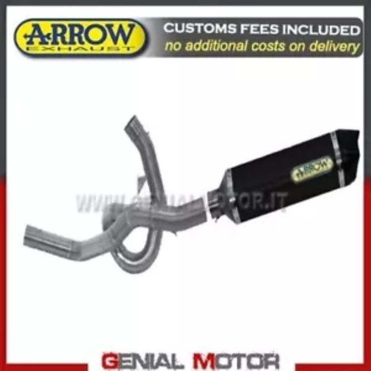 フルエキゾースト アロー レース テック AKN アルミ ブラック ドゥカティ ムルティストラーダ 1200 2010 - 2014 Full Exhaust Arrow Race tech AKN Alu Black Ducati Multistrada 1200 2010 - 2014 【並行輸入品】