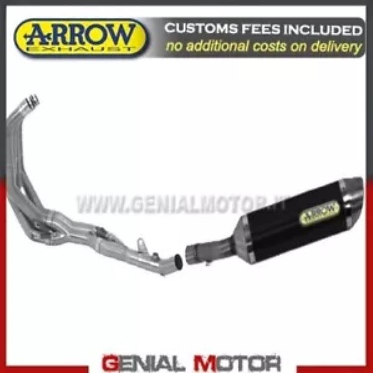 フルエキゾースト アロー ストリート サンダー アルミニウム ブラック ホンダ CBR 600 F 2011 - 2013 Full Exhaust Arrow Street Thunder Aluminium Black Honda Cbr 600 F 2011 - 2013 【並行輸入品】
