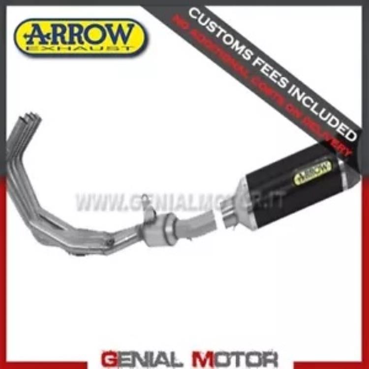 フルエキゾースト アロー ストリート シンナー AKN アルミ ブラック ヤマハ Xj6 ディバージョン 2009 - 2015 Full Exhaust Arrow Street Thiner AKN Alu Black Yamaha Xj6 Diversion 2009 - 2015 【並行輸入品】｜カスタムパーツ WORLD倉庫 198,000円
