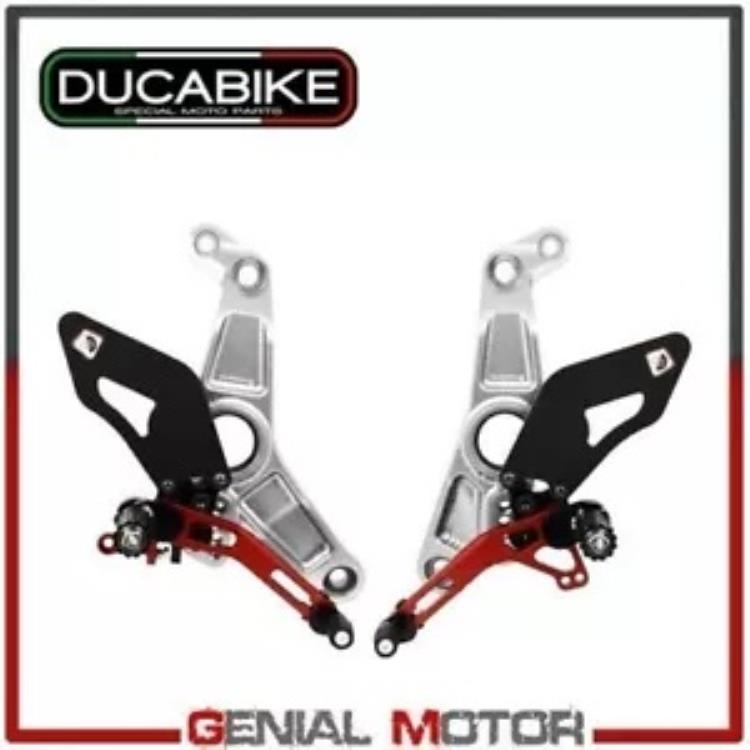 プラットフォーム 調整可能 シルバーレッド PRM12R01EA Ducabike Ducati Monster 1200 R 2017 Platforms Adjustable Silver-Red PRM12R01EA Ducabike Ducati Monster 1200 R 2017 【並行輸入品】|カスタムパーツ WORLD倉庫