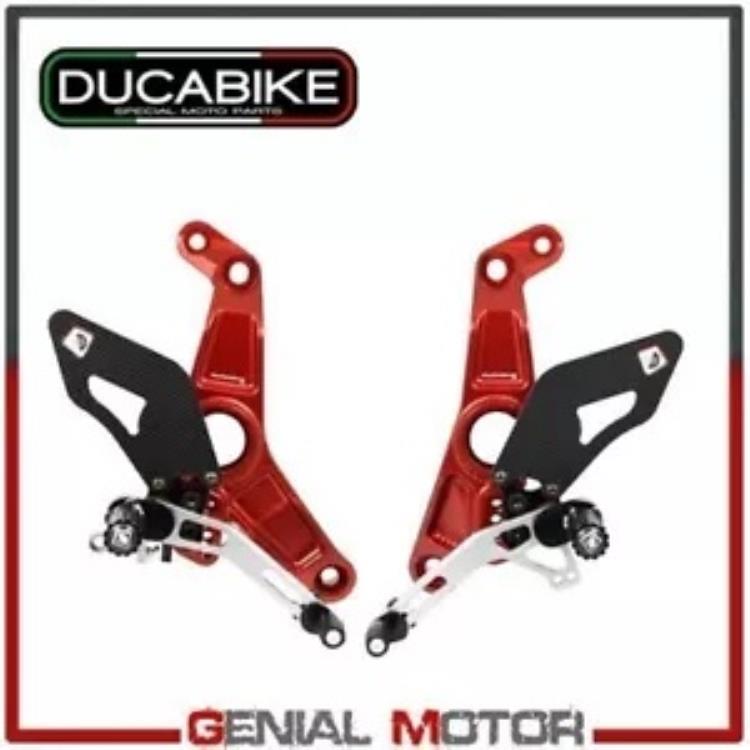 プラットフォーム 調整可能 レッドシルバー PRM12R01AE Ducabike Ducati Monster 1200 R 2016 Platforms Adjustable Red-Silver PRM12R01AE Ducabike Ducati Monster 1200 R 2016 【並行輸入品】|カスタムパーツ WORLD倉庫