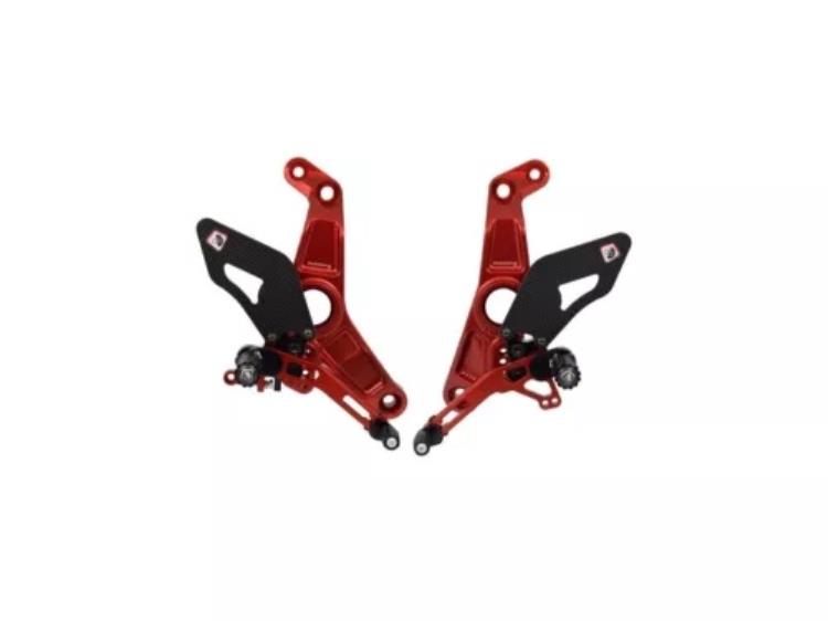 調節可能なリアセット レッドレッド Ducabike Ducati Monster 1200 R 2016 - 2019用 Adjustable Rearset Red-red Ducabike For Ducati Monster 1200 R 2016 - 2019 【並行輸入品】｜カスタムパーツ WORLD倉庫 199,650円