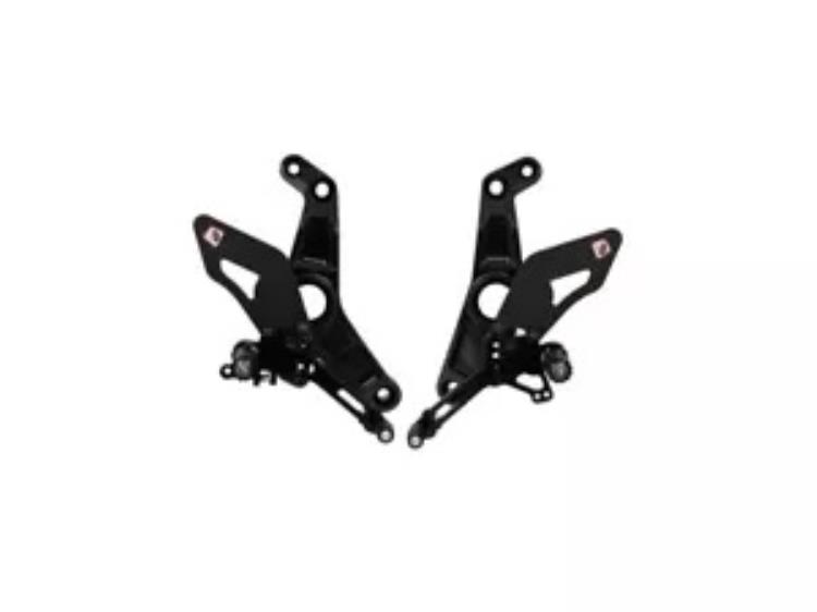 調節可能なリアセット ブラックブラック Ducabike Ducati Monster 1200 R 2016 - 2019用 Adjustable Rearset Black-black Ducabike For Ducati Monster 1200 R 2016 - 2019 【並行輸入品】｜カスタムパーツ WORLD倉庫