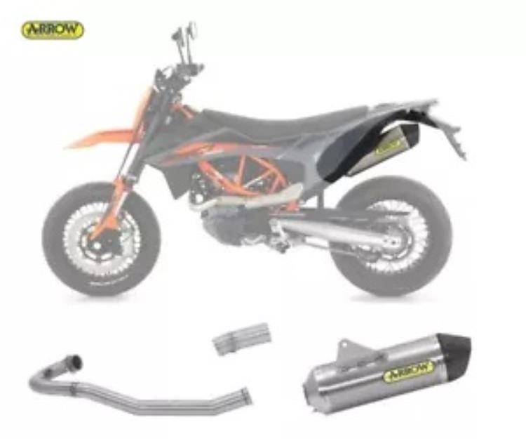 フルエキゾースト アロー 72624ak+72156pd+72157pd アルミ Ktm 690 Smc R 2021 - 2023 Full Exhaust Arrow 72624ak+72156pd+72157pd Alu Ktm 690 Smc R 2021 - 2023 【並行輸入品】