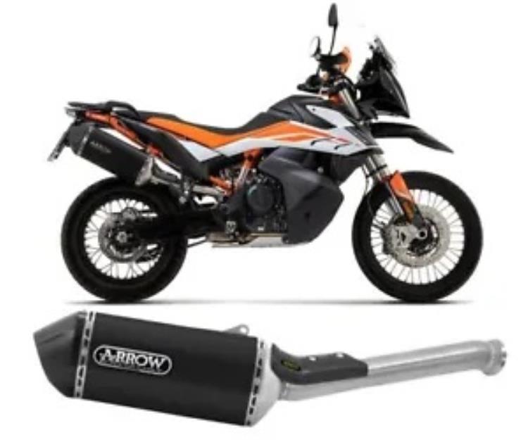 エキゾースト アロー ソノラ タイタン ブラック KTM 790 アドベンチャー R 2019 - 2020 Exhaust Arrow Sonora Titan Black KTM 790 Adventure R 2019 - 2020 【並行輸入品】