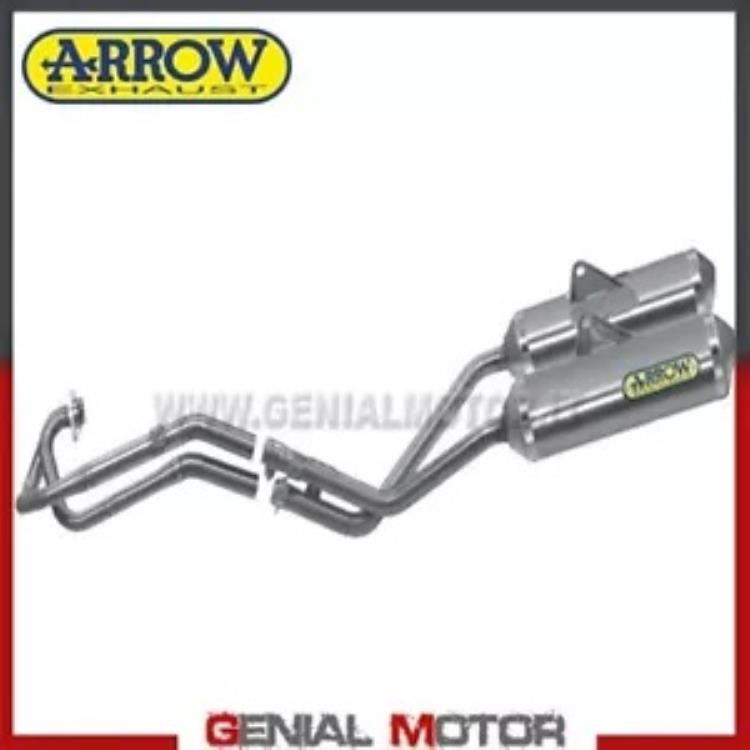 コンプリートエキゾースト アローサンダー アルミニウム ホンダ FMX 650 2005 - 2008- Complete exhaust Arrow Thunder aluminum Honda FMX 650 2005 - 2008- 【並行輸入品】