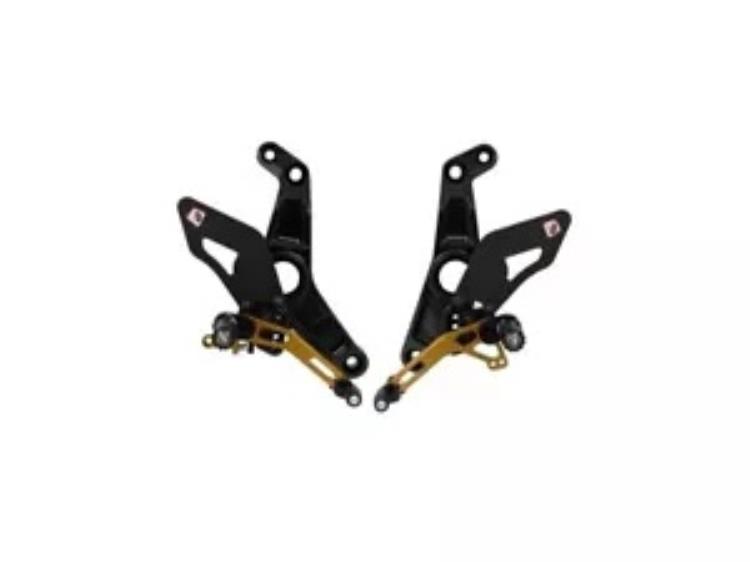 調節可能なリアセット ブラックゴールド Ducabike Ducati Monster 1200 S 2014 - 2021 Adjustable Rearset Black-gold Ducabike For Ducati Monster 1200 S 2014 - 2021 【並行輸入品】｜カスタムパーツ WORLD倉庫