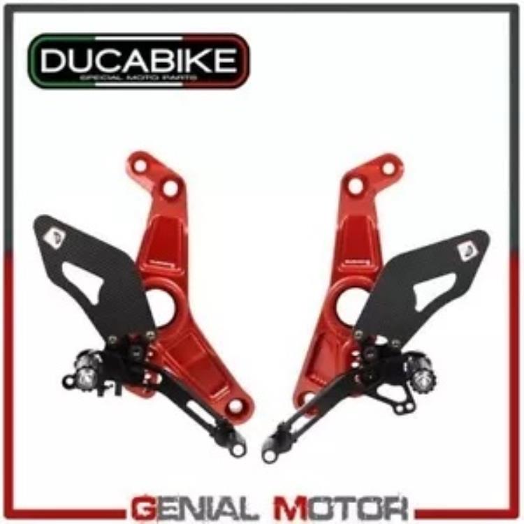 プラットフォーム 調整可能 レッド ブラック PRM1202AD Ducabike Ducati Monster 821 2017 - 2019 Platforms Adjustable Red-Black PRM1202AD Ducabike Ducati Monster 821 2017 - 2019 【並行輸入品】