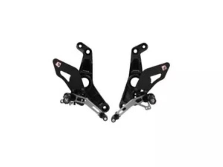 調節可能なリアセット ブラックシルバー Ducabike Ducati Monster 1200 S 2014 - 2021 Adjustable Rearset Black-silver Ducabike For Ducati Monster 1200 S 2014 - 2021 【並行輸入品】