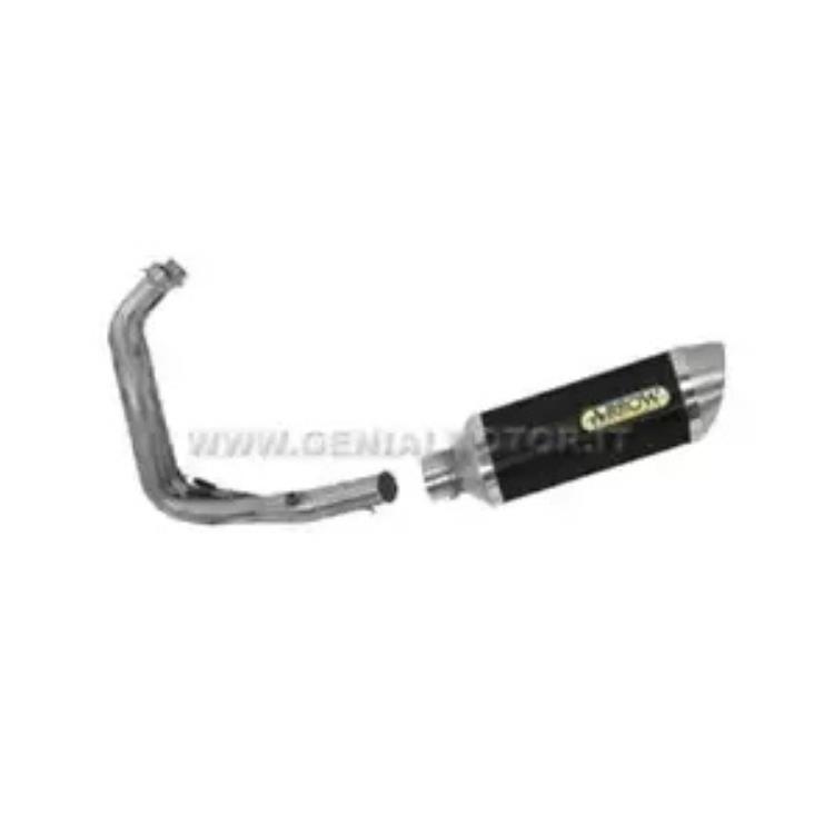 フルエキゾースト キャット アロー サンダー オールブラック ヤマハ トレーサー 700 2017 - 2020 Full Exhaust Kat Arrow Thunder All Black Yamaha Tracer 700 2017 - 2020 【並行輸入品】｜カスタムパーツ WORLD倉庫