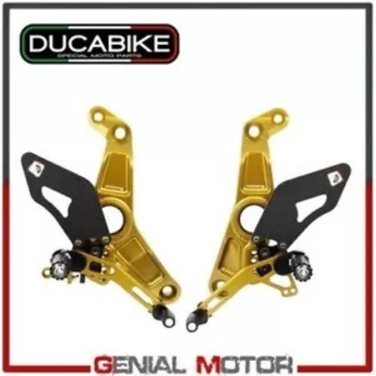 プラットフォーム 調整可能なゴールドゴールド Ducabike Ducati Monster 1200 S 2017 - 2019 Platforms Adjustable Gold-Gold Ducabike Ducati Monster 1200 S 2017 - 2019 【並行輸入品】