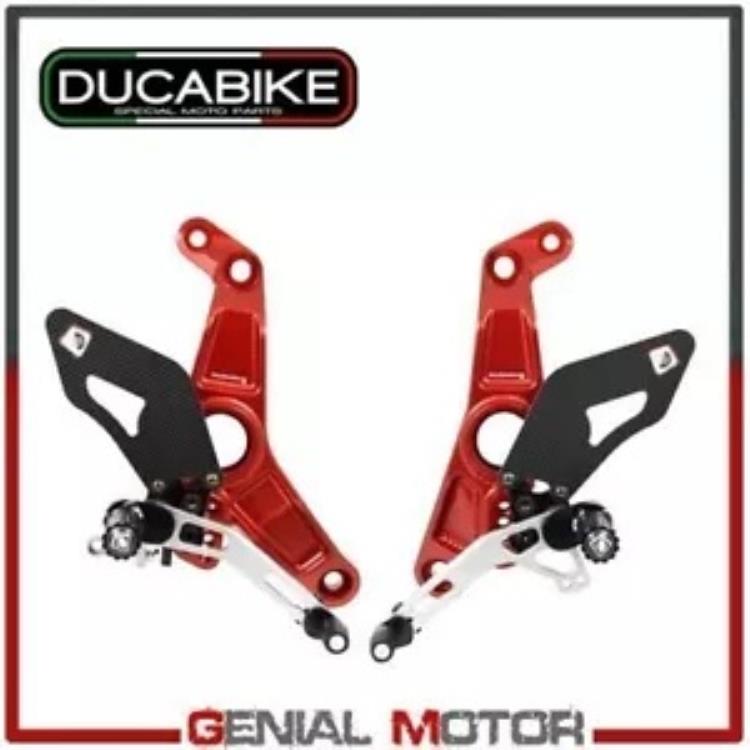 プラットフォーム 調整可能 レッドシルバー PRM1202AE Ducabike Ducati Supersport 2017 - 2019 Platforms Adjustable Red-Silver PRM1202AE Ducabike Ducati Supersport 2017 - 2019 【並行輸入品】