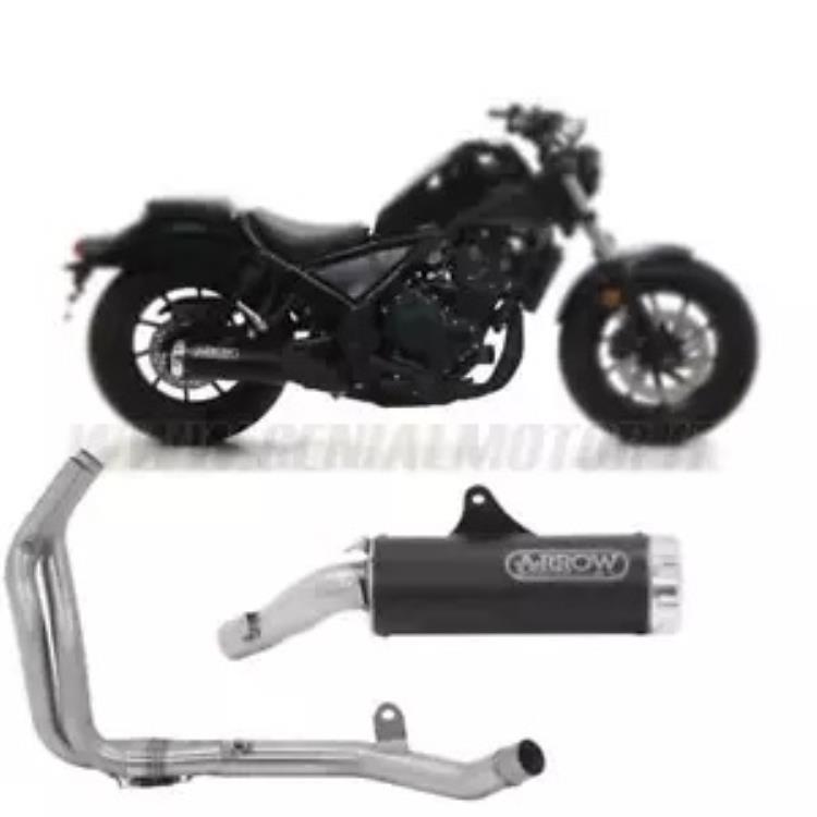 フルエキゾースト アロー承認 ニクロムブラック HONDA CMX 500 2020 - 2023 Full Exhaust Arrow Approved Nichrom Black HONDA CMX 500 2020 - 2023 【並行輸入品】 204,050円
