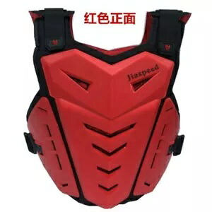 レッドオートバイボディプロテクションアーマーベストバイク胸バックジャケットプロテクター Red Motorcycle Body Protection Armor Vest Motorbike Chest Back Jacket Protector 【並行輸入品】