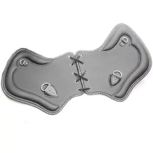 2 個ユニバーサルオートバイヒートサドルシールド PU レザーエンジンカバーディフレクター 2PCS Universal Motorcycle Heat Saddle Shield PU Leather Engine Cover Deflectors 【並行輸入品】
