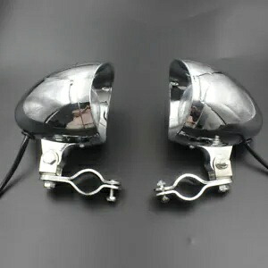 ヤマハ用マウントブラケットクランプ付きオートバイ弾丸通過スポットフォグランプ Motorcycle Bullet Passing Spot Fog Light With Mount Bracket Clamp For Yamaha 【並行輸入品】