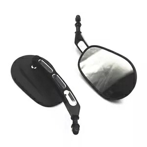 オートバイのリアビューサイドミラーエッジカットハーレースポーツスター XL 883 1200 ダイナ用 Motorcycle Rear View Side Mirrors Edge Cut For Harley Sportster XL 883 1200 Dyna 【並行輸入品】