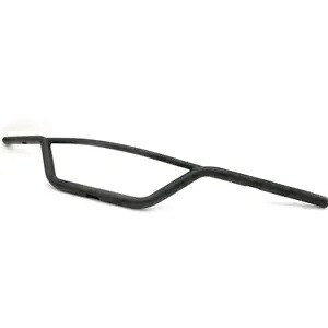 ハンドルバー 7/8インチ 22mm ブラック ドラッグバー スクーター オフロード カフェ レーサー オールドスクール ボバー Handlebars 7/8\