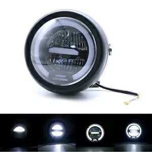 オートバイ高低ビーム LED ヘッドライトホワイトスクーターオフロードスポーツバイク 883 1200 Motorcycle High Low Beam LED HeadLight White Scooter Offroad Sport bike 883 1200 【並行輸入品】