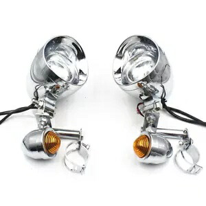 オートバイウインカードライビングスポットフォグランプライトライト付きヤマハホンダ用 Motorcycle Turn Signal Driving Spot Fog Lamp lights Light with For Yamaha Honda 【並行輸入品】 42,185円