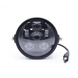 オートバイプロジェクター 5.75 インチ LED ヘッドライト高低ヘッドランプトリムリングハーレー用 Motorcycle Projector 5.75”LED Headlight High Low Headlamp Trim Ring For Harley 【並行輸入品】