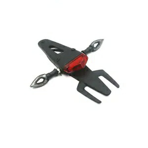 オートバイブレーキストップリアフェンダー LED テールライト LED ターンシグナルライトクルーザー付き Motorcycle Brake Stop Rear Fender LED Tail Light W/LED Turn Signal Light Cruiser 【並行輸入品】
