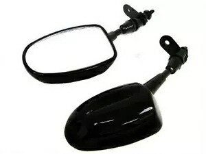 オートバイブラックサイドリアビューミラーホンダ CBR600 900RR 954RR 1000RR RC51 Motorcycle Black Side Rear View Mirrors For Honda CBR600 900RR 954RR 1000RR RC51 【並行輸入品】