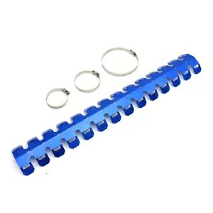 オートバイブルーエキゾーストマフラーパイプ脚プロテクターヒートシールド部品ヤマハ Motorcycle Blue Exhaust Muffler Pipe Leg Protector Heat Shield Parts For Yamaha 【並行輸入品】