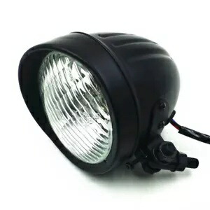カスタムオートバイ高低ビームヘッドライトハーレーファットボーイソフテイルカフェレーサー用 Custom Motorcycle High Low Beam Head Light For Harley Fatboy Softail Cafe Racer画像